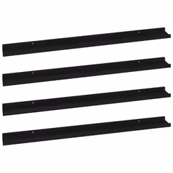 VidaXL 326671, Panneaux MDF, Noir, 1150 mm, 90 mm, 30 mm, 4 pièce(s)
