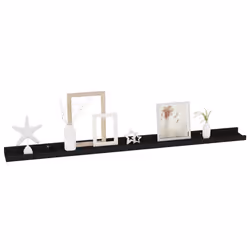 VidaXL 326671 étagères Panneaux MDF Noir