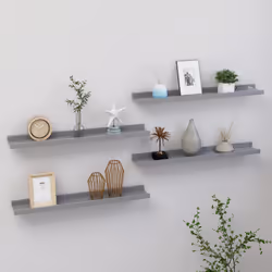 VidaXL 326675 étagères Panneaux MDF Gris