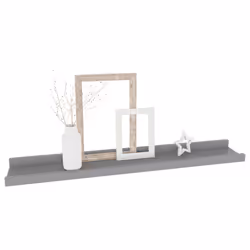 VidaXL 326675 étagères Panneaux MDF Gris