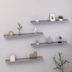 VidaXL 326676 étagères Panneaux MDF Gris