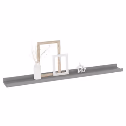VidaXL 326676 étagères Panneaux MDF Gris