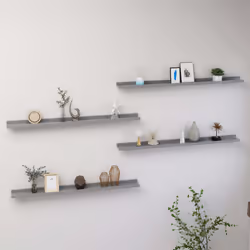 VidaXL 326678 étagères Panneaux MDF Gris