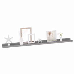 VidaXL 326678 étagères Panneaux MDF Gris