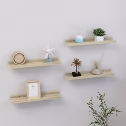 Maximisez votre espace de rangement intérieur et transformez votre mur en un charme attrayant avec ces étagères murales prati ...