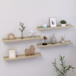 Maximisez votre espace de rangement intérieur et transformez votre mur en un charme attrayant avec ces étagères murales prati ...