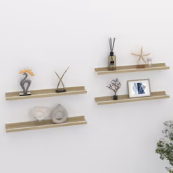 Maximisez votre espace de rangement intérieur et transformez votre mur en un charme attrayant avec ces étagères murales prati ...