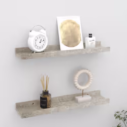 VidaXL 326699 étagères Panneaux MDF Gris