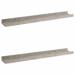 VidaXL 326700, Panneaux MDF, Gris, 600 mm, 90 mm, 30 mm, 2 pièce(s)
