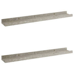 VidaXL 326700 étagères Panneaux MDF Gris