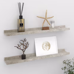 VidaXL 326700 étagères Panneaux MDF Gris