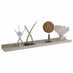 VidaXL 326700 étagères Panneaux MDF Gris