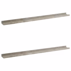 VidaXL 326702, Panneaux MDF, Gris, 1000 mm, 90 mm, 30 mm, 2 pièce(s)
