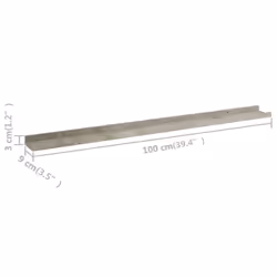 VidaXL 326702 étagères Panneaux MDF Gris - Vue supplémentaire 8