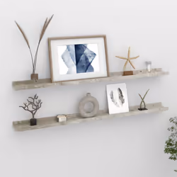 VidaXL 326703 étagères Panneaux MDF Gris