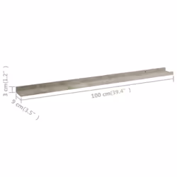 VidaXL 326703 étagères Panneaux MDF Gris - Vue supplémentaire 8