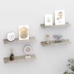 Maximisez votre espace de rangement intérieur et transformez votre mur en un charme attrayant avec ces étagères murales prati ...
