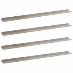 VidaXL 326708, Panneaux MDF, Gris, 1150 mm, 90 mm, 30 mm, 4 pièce(s)