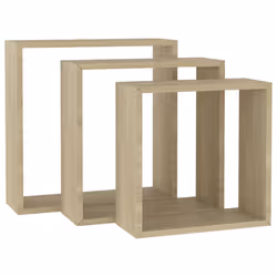 VidaXL 326719, Panneaux MDF, Bois, 3 pièce(s)