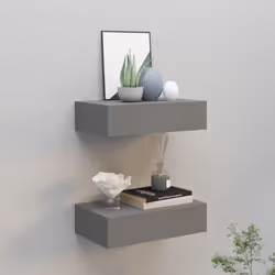 Introduisez une touche de charme élégant dans votre décoration intérieure avec ces étagères à tiroirs compactes ! Fabriquée e ...