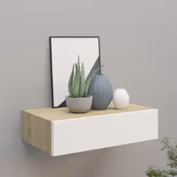 Introduisez une touche de charme élégant dans votre décoration intérieure avec cette étagère à tiroir compacte ! Fabriquée en ...