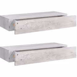 Introduisez une touche de charme élégant dans votre décoration intérieure avec ces étagères à tiroirs compactes ! Fabriquée e ...