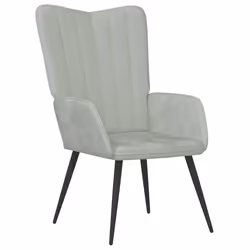 VidaXL 327677, Velours, Gris, mousse, 610 mm, 700 mm, 965 mm