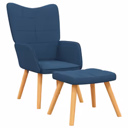 VidaXL 327934, Tissu, Bleu, mousse, 615 mm, 690 mm, 955 mm
