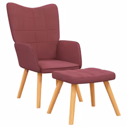 VidaXL 327938, Tissu, Rouge, mousse, 615 mm, 690 mm, 955 mm