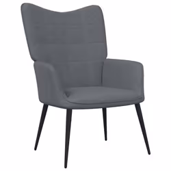 VidaXL 327942, Tissu, Gris, mousse, 610 mm, 700 mm, 965 mm