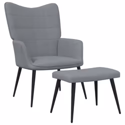 VidaXL 327952, Tissu, Gris, mousse, 610 mm, 700 mm, 965 mm