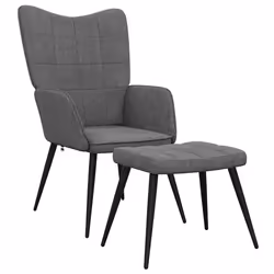 VidaXL 327953, Tissu, Gris, mousse, 610 mm, 700 mm, 965 mm