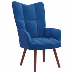 VidaXL 328061, Velours, Bleu, mousse, 615 mm, 690 mm, 955 mm