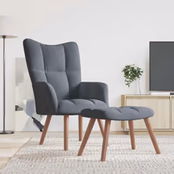 Cette chaise de relaxation avec repose-pied est un excellent supplément à votre décor existant. Ce fauteuil, avec quelques bl ...
