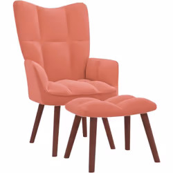 Cette chaise de relaxation avec repose-pied est un excellent supplément à votre décor existant. Ce fauteuil, avec quelques bl ...