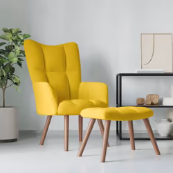 Cette chaise de relaxation avec repose-pied est un excellent supplément à votre décor existant. Ce fauteuil, avec quelques bl ...