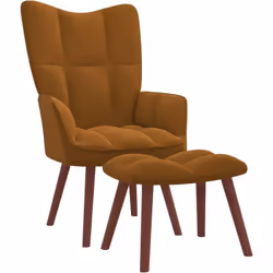 Cette chaise de relaxation avec repose-pied est un excellent supplément à votre décor existant. Ce fauteuil, avec quelques bl ...