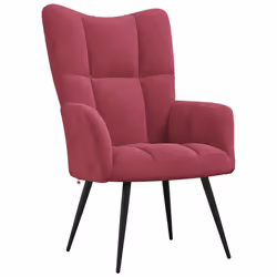VidaXL 328078, Velours, Rouge, mousse, 610 mm, 700 mm, 965 mm