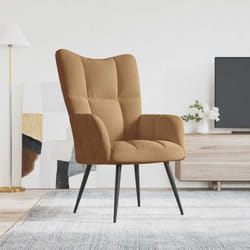 Vidaxl - Fauteuil rembourré dans le conception de couleurs variées modernes et élégantes différentes couleurs couleur : marron