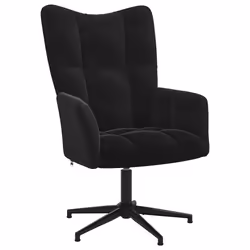 VidaXL 328112, Velours, Noir, mousse, 620 mm, 680 mm, 980 mm