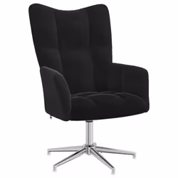 VidaXL 328123, Velours, Noir, mousse, 620 mm, 680 mm, 910 mm