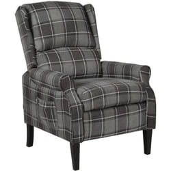 Fauteuil inclinable Gris Tissu vidaXL