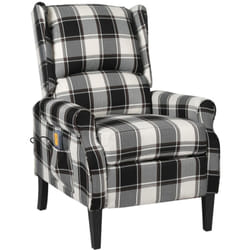 Les Tendances - Fauteuil inclinable de massage Multicolore Tissu