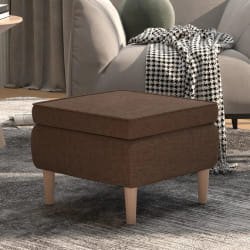 vidaXL Tabouret 52x52x42 cm - Marron