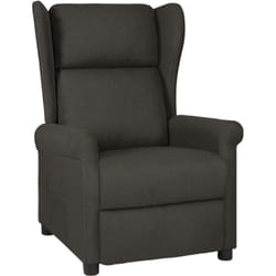 Fauteuil Inclinable Taupe Tissu Vidaxl
