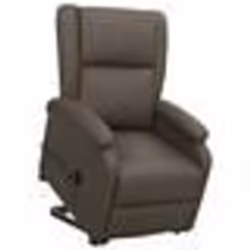 vidaXL Fauteuil Gris Similicuir