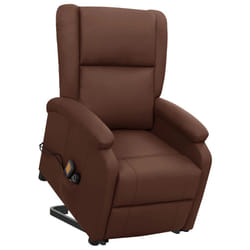 VidaXL 329694 Fauteuil massant électrique Marron