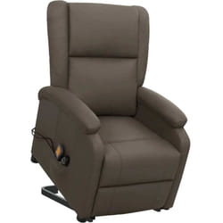 Vidaxl - Fauteuil de massage Gris Similicuir