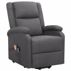 VidaXL 329710 Fauteuil massant électrique Gris