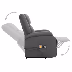 VidaXL 329710 Fauteuil massant électrique Gris - Vue supplémentaire 5